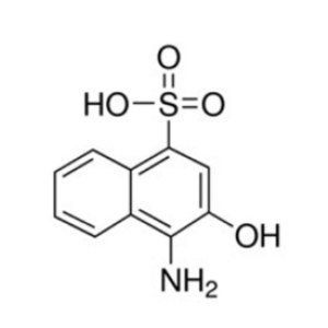 国药 1 2 4-氨基萘酚磺酸(1-氨基-2-萘酚-4-磺酸) -25G   Cas号：116-63-2