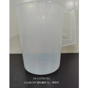 US/友利 塑料烧杯 带手柄 5000mL